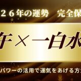 【2026年の運勢　完全保存版】「丙午 × 一白水星」年が到来！６０年に１度の嵐の年に生き残る方法とは？