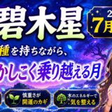 三碧木星 2026年7月運勢｜幸運の種を持ちながら、嵐をかしこく乗り越える月